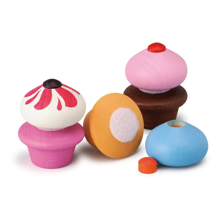 Erzi Cupcakes à assembler - Set de 3