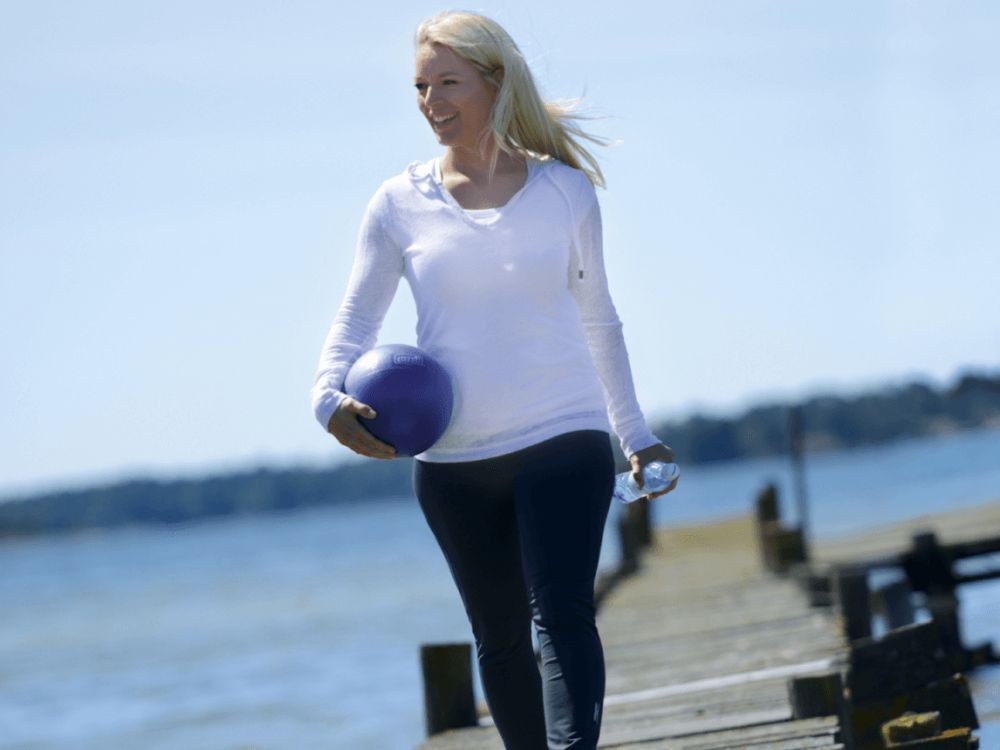 SISSEL® Pilates Soft Ball blau, Ø 22 cm