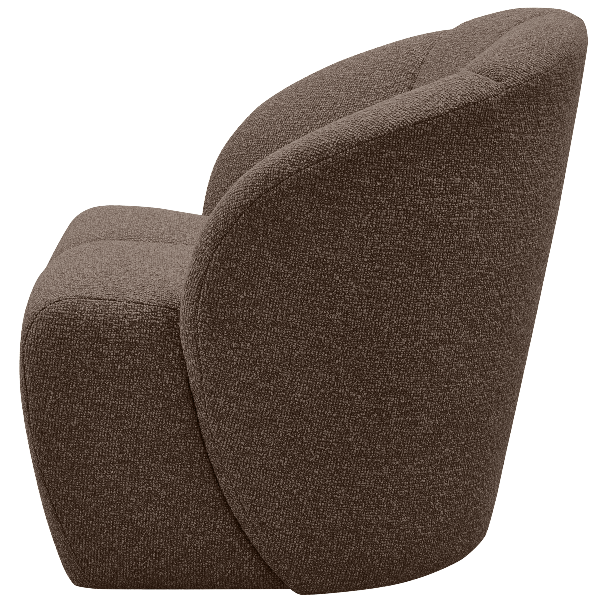 Draaifauteuil Mojo Mojo Draaifauteuil - Bouclé - Bruin Melange