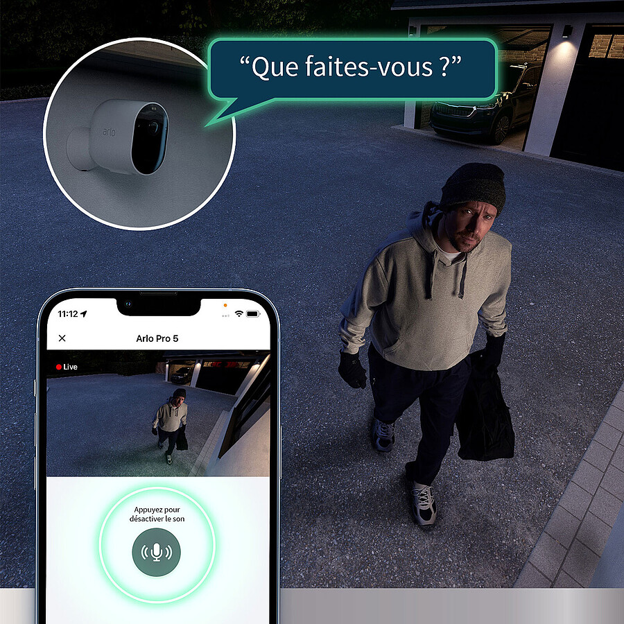 Arlo Pro 5 - Blanc x2
