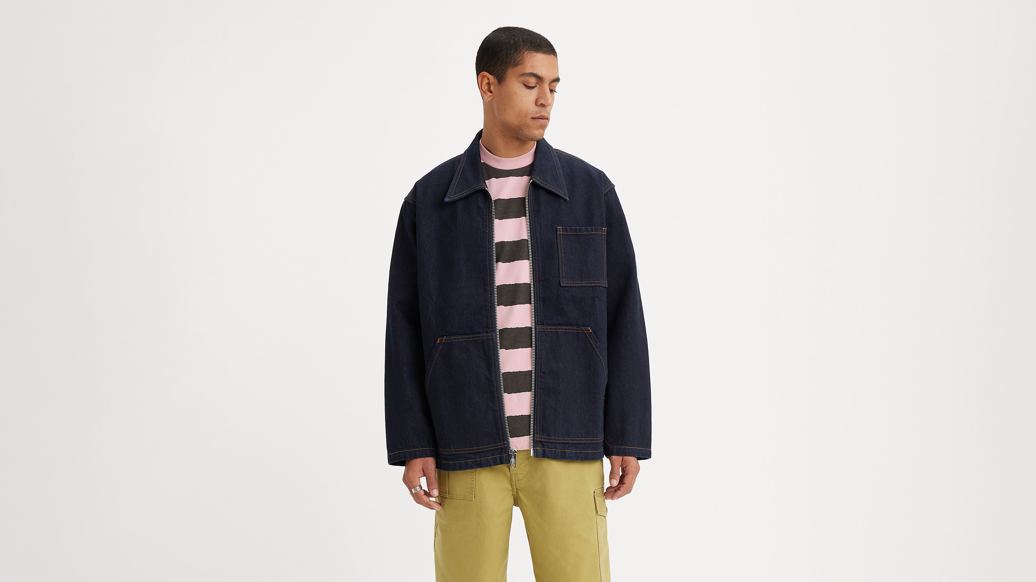 Veste Garage Levi's® Skateboarding - Garage Jacket Rinse - Bleu