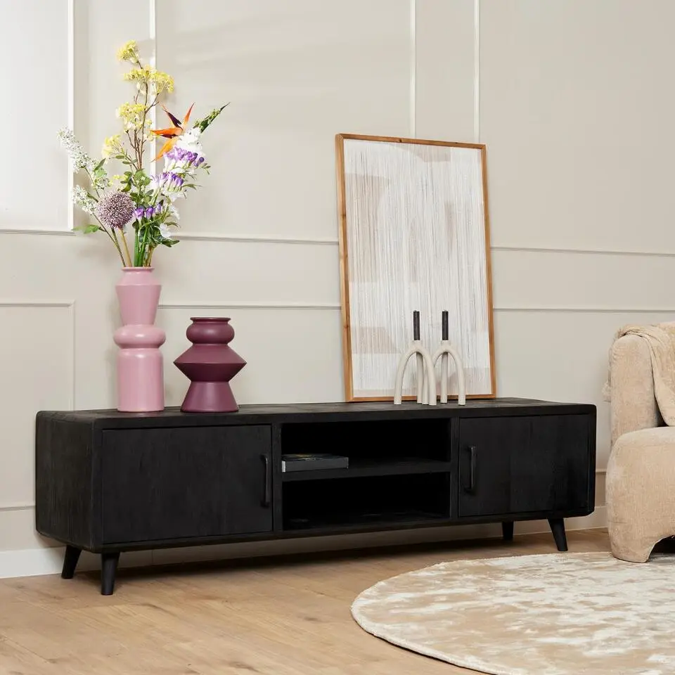 StarFurn - Tv meubel Omaha - 180 cm - zwart