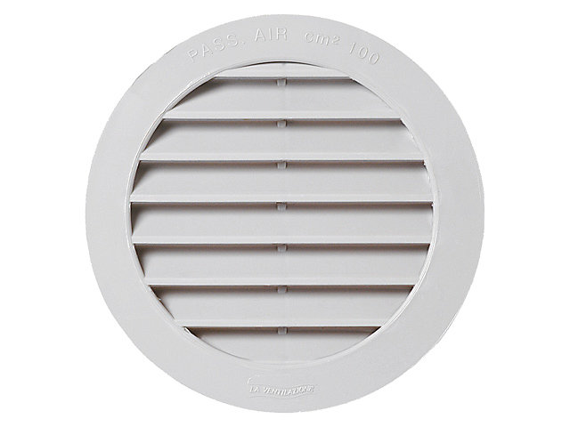 Grille d'aération plastique AldesØ 100 mm