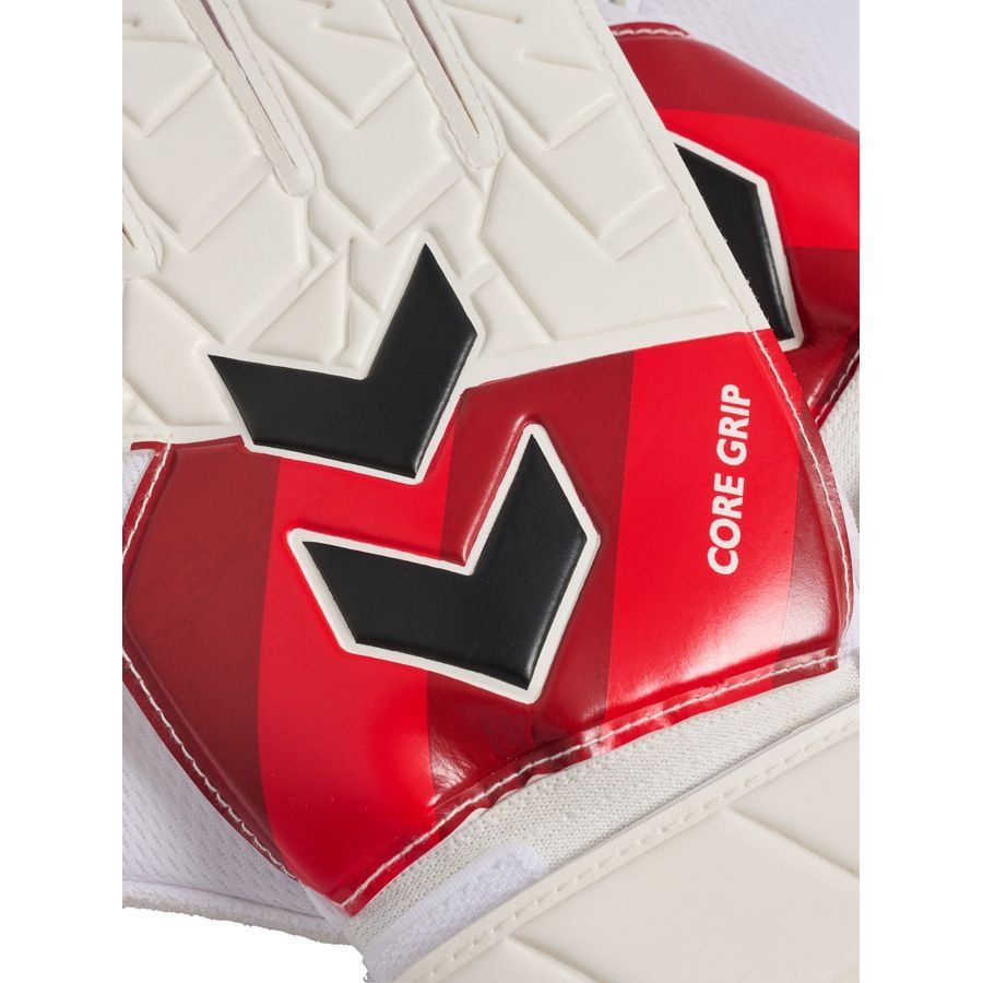 Hummel Gants de Gardien Core Grip - Blanc/Rouge/Noir