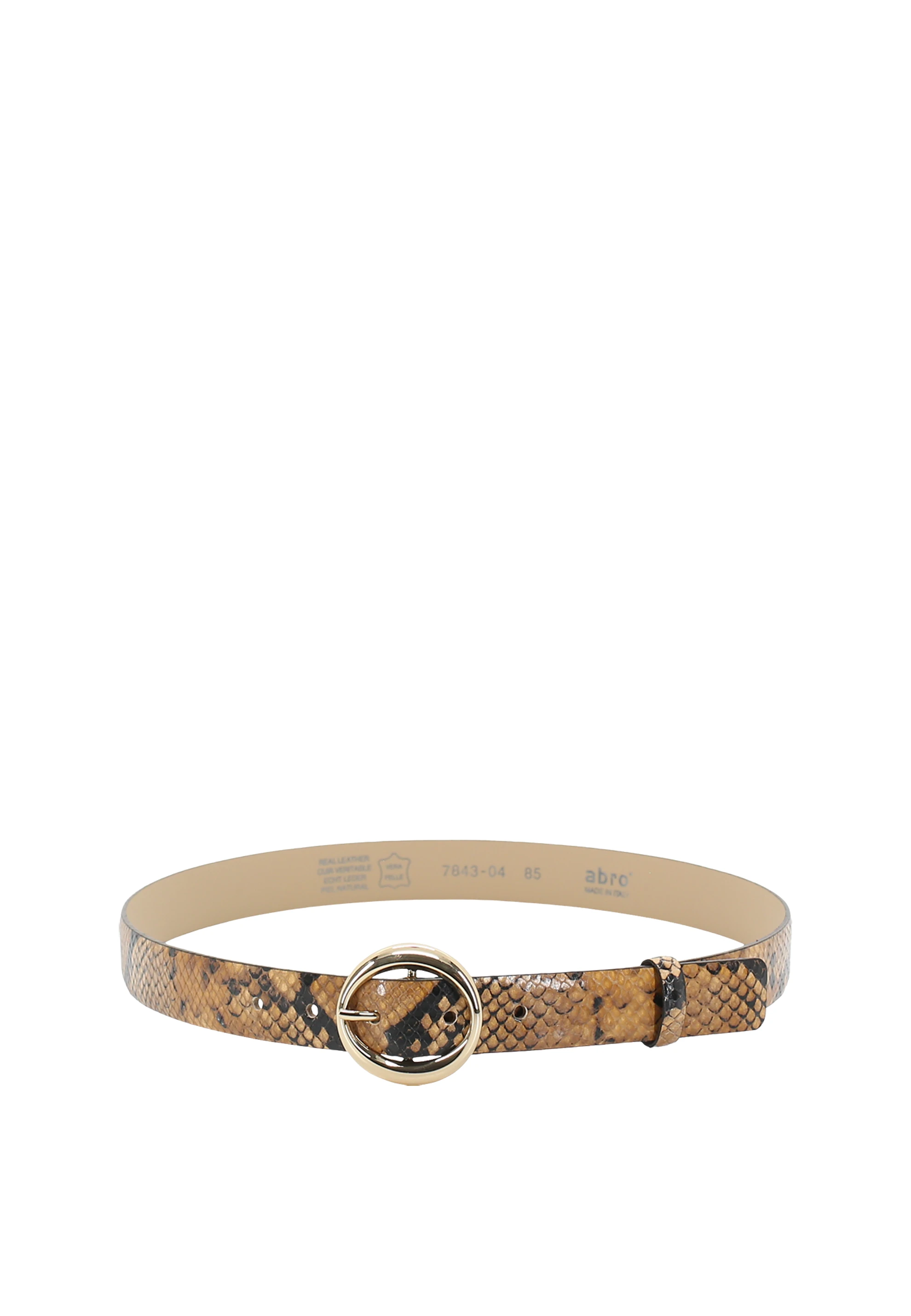Belt Leather phyton embossed Standard