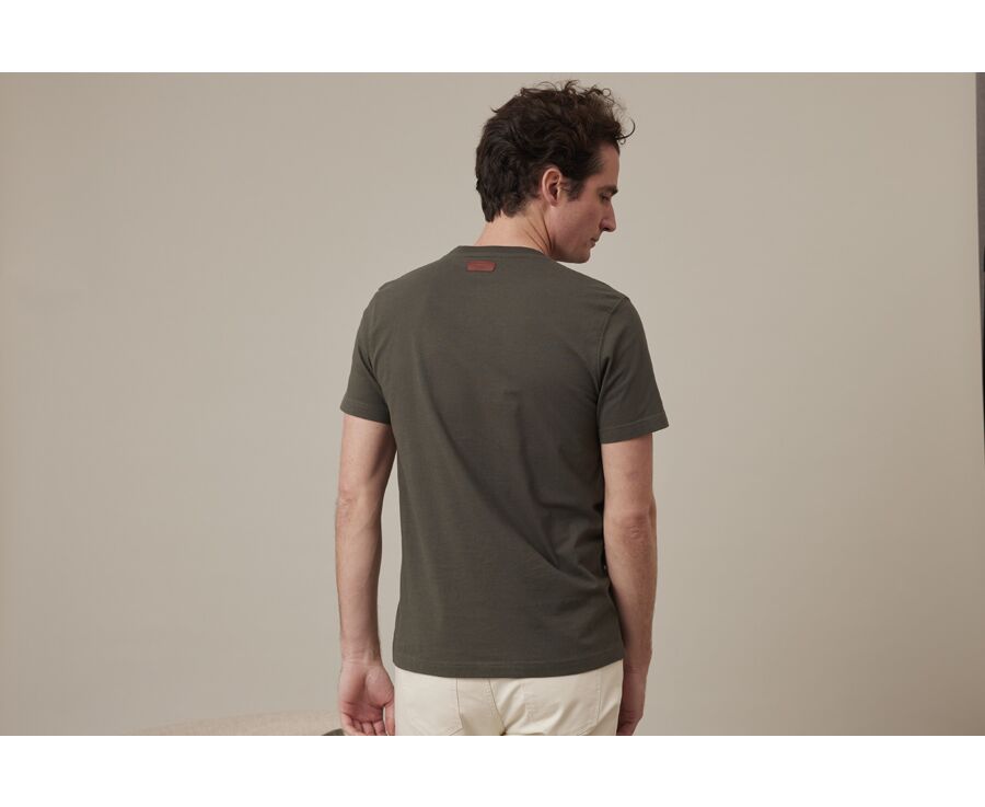 Tee-shirt coton bio uni Vert foncé - EDGAR III
