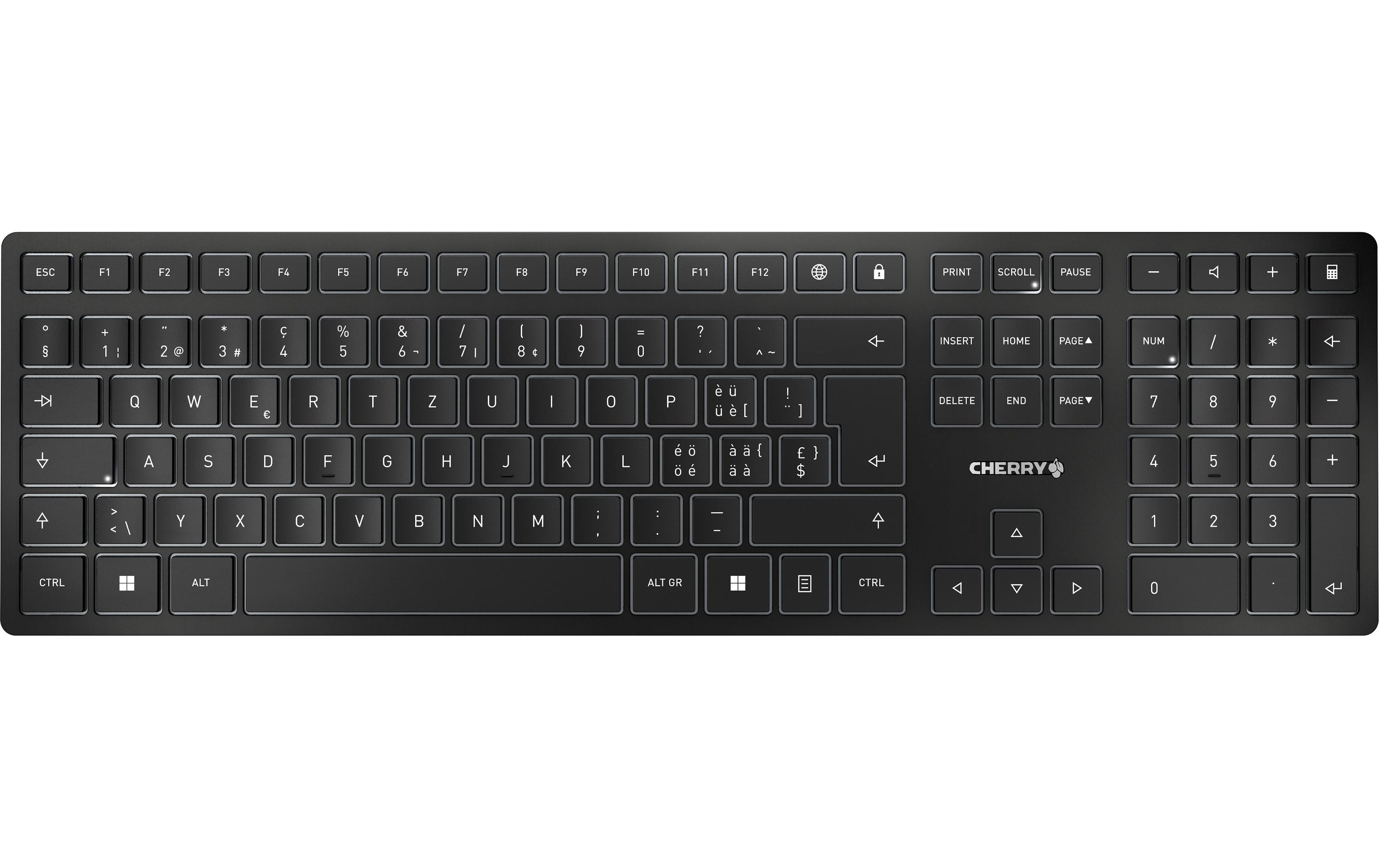 Tastatur KW 9100 SlimWiederaufladbare Design-Tastatur für gehobene Ansprüche