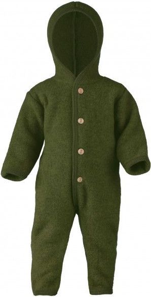 Engel - Baby Overall met Capuchon - Olijfgroen - Werkoverall