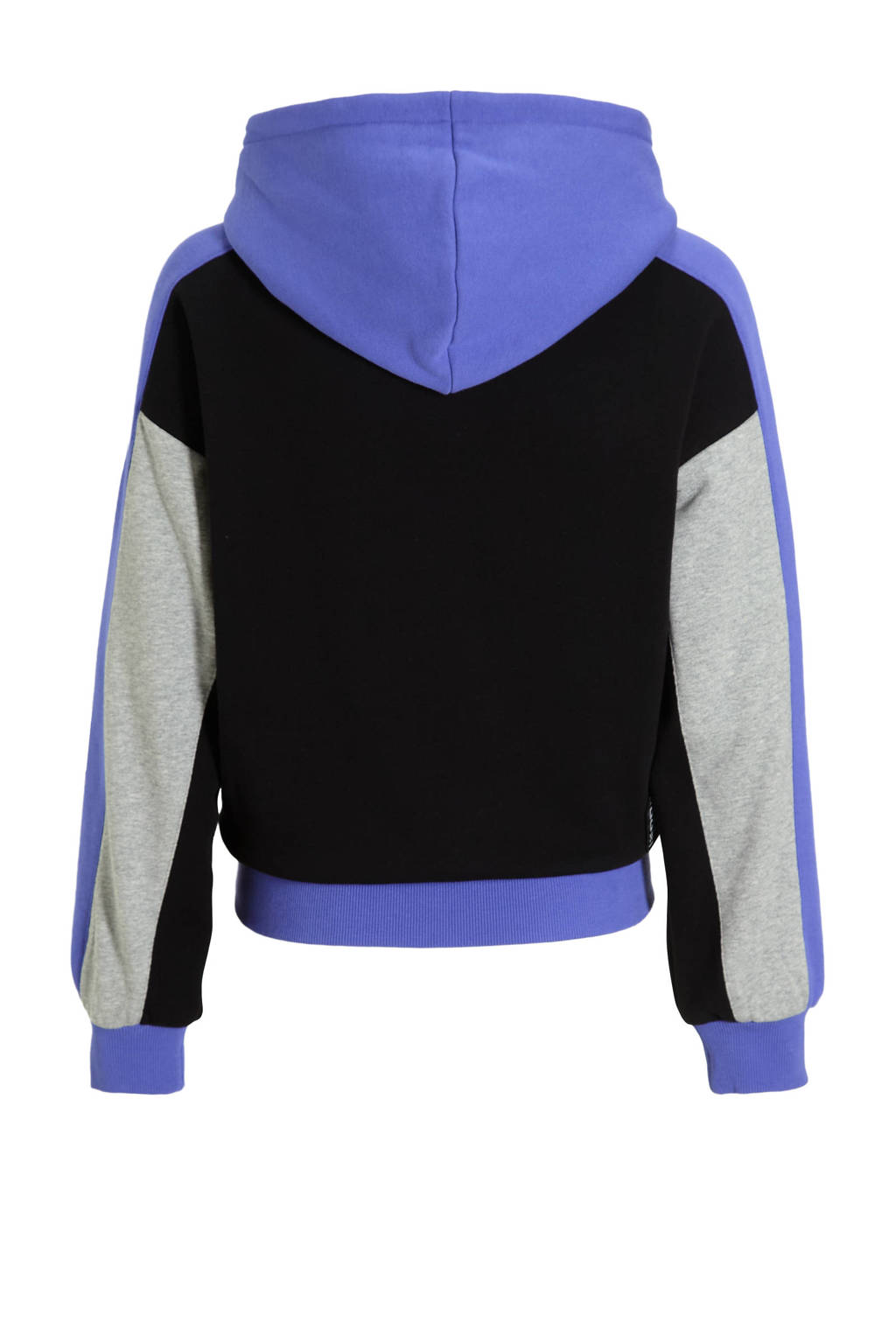 Coolcat Colourblock Hoodie Nathalia Not Interested Print