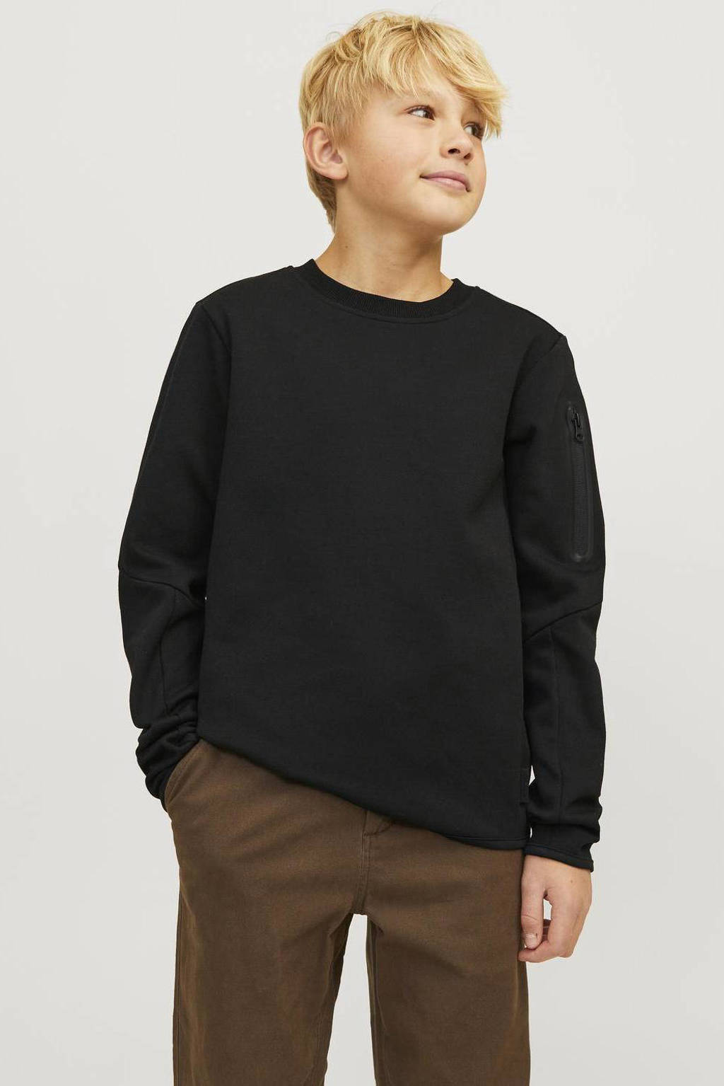 JACK & JONES sweater JCOFUSION zwart