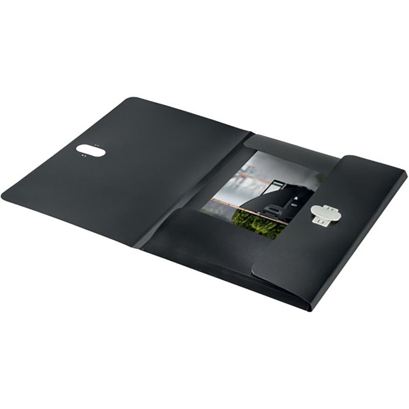 Chemise plastique 3 rabats LEITZ RECYCLE 23,5 x 32 cm