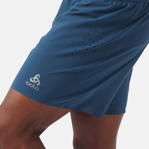 Short running ODLO ZEROWEIGHT 5 INCH BLUE WING TEAL