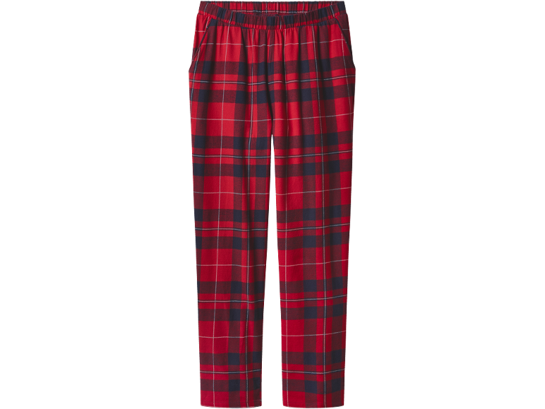 Flanellen dames pyjamabroek