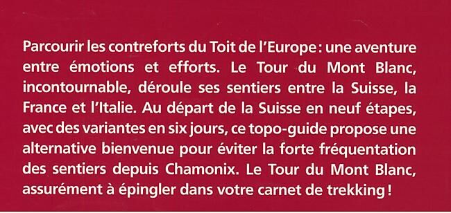 MONOGRAPHIC - LE TOUR DU MONT BLANC