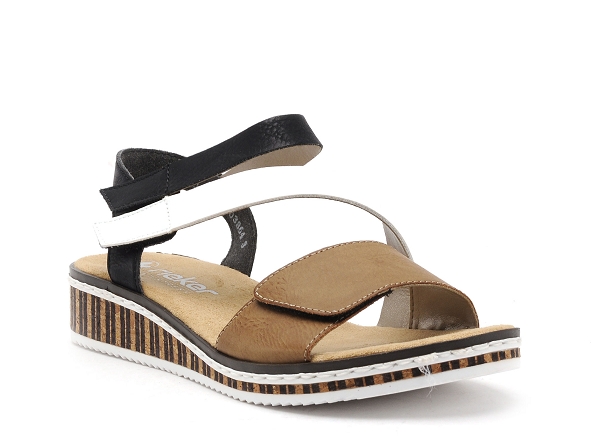 Rieker nu pieds plats femme v3670 multicolore