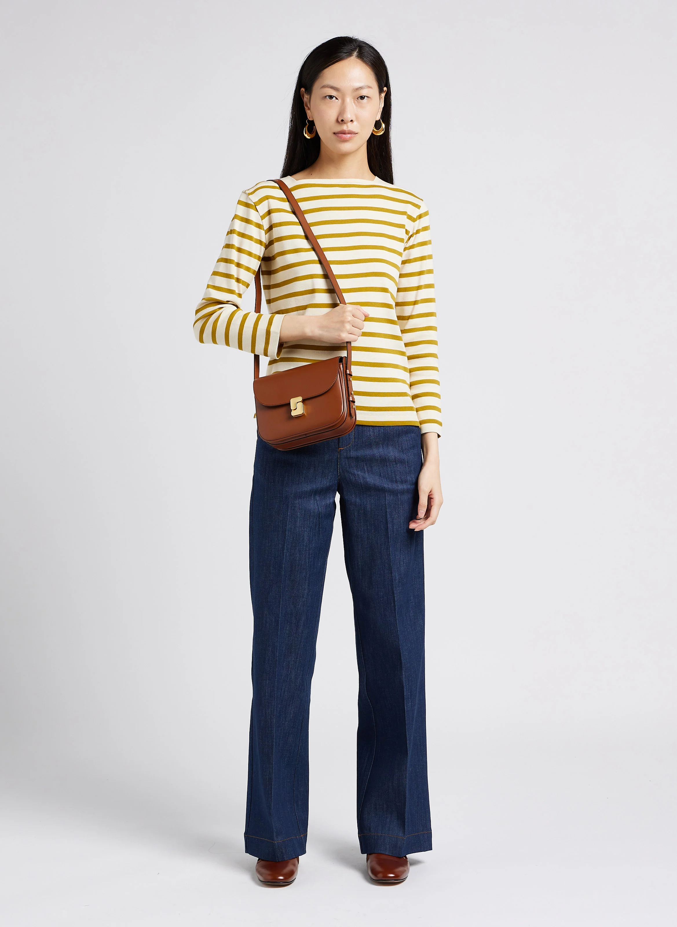 CALIFORNIA - Jean boot-cut en coton mélangé| Bleu