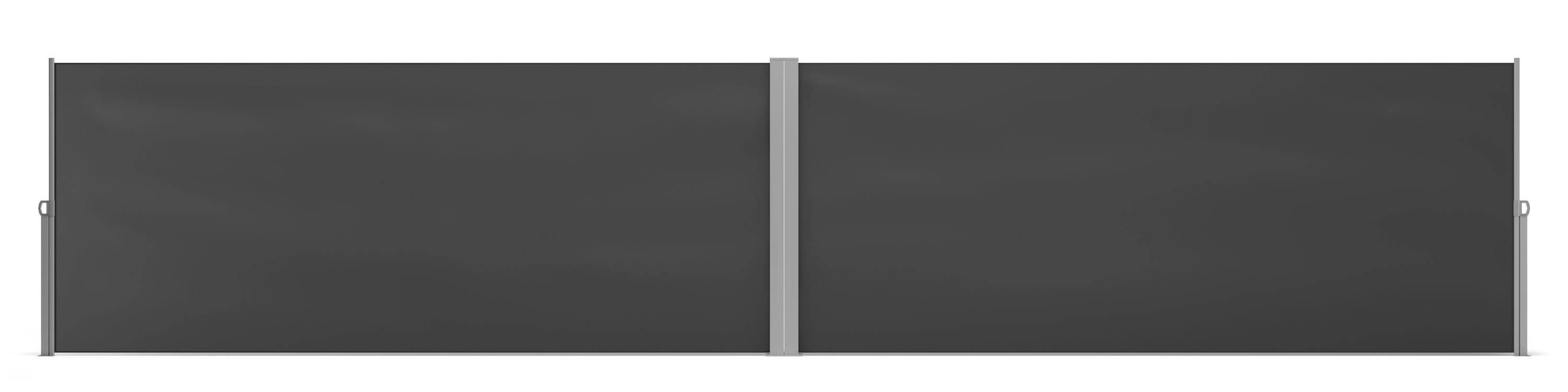 Doppelseitenmarkise VIA 160 x 800 cm anthrazit