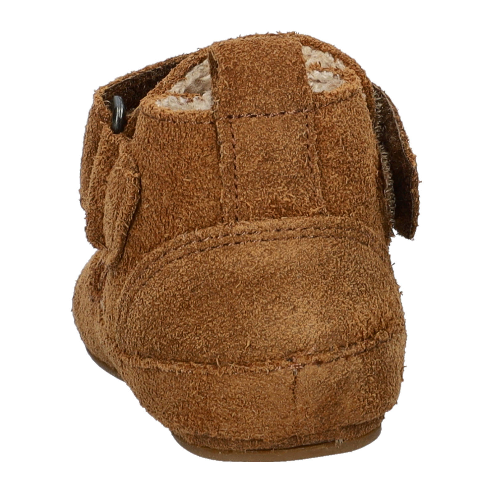 Nelson Kids suède baby schoenen cognac