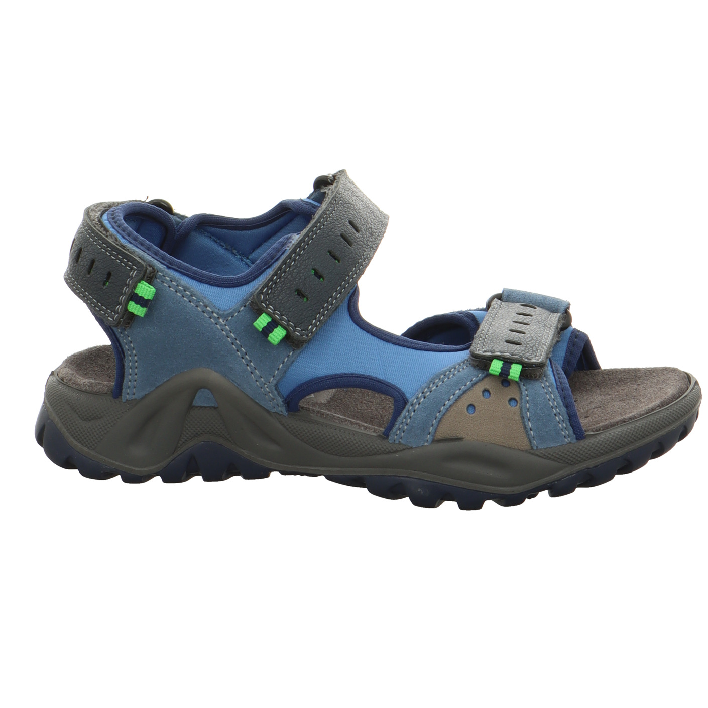 Jungssandale blau