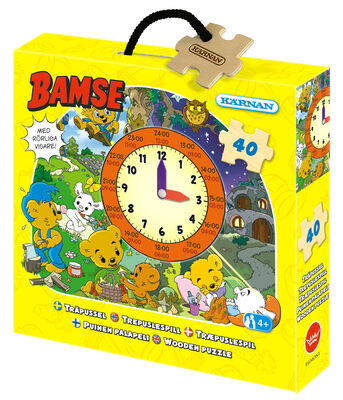 Kärnan Bamse Klokken Eskepuslespill I Tre 40 Brikker