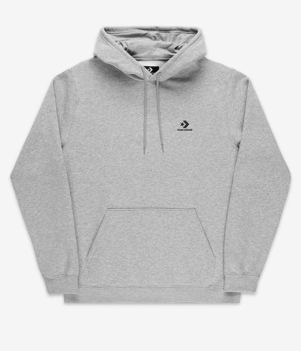 Converse Go To Embroidered Star Chevron Brushed Back Hoodie (vintage heather)