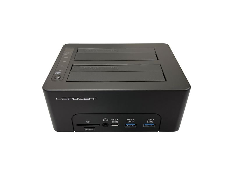LC-Power Dockingsstation LC-DOCK-C-MULTI-HUB Docking Station für 2.5