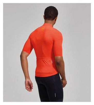 Maillot Manches Courtes Le Col Léger Hors Categorie Rouge