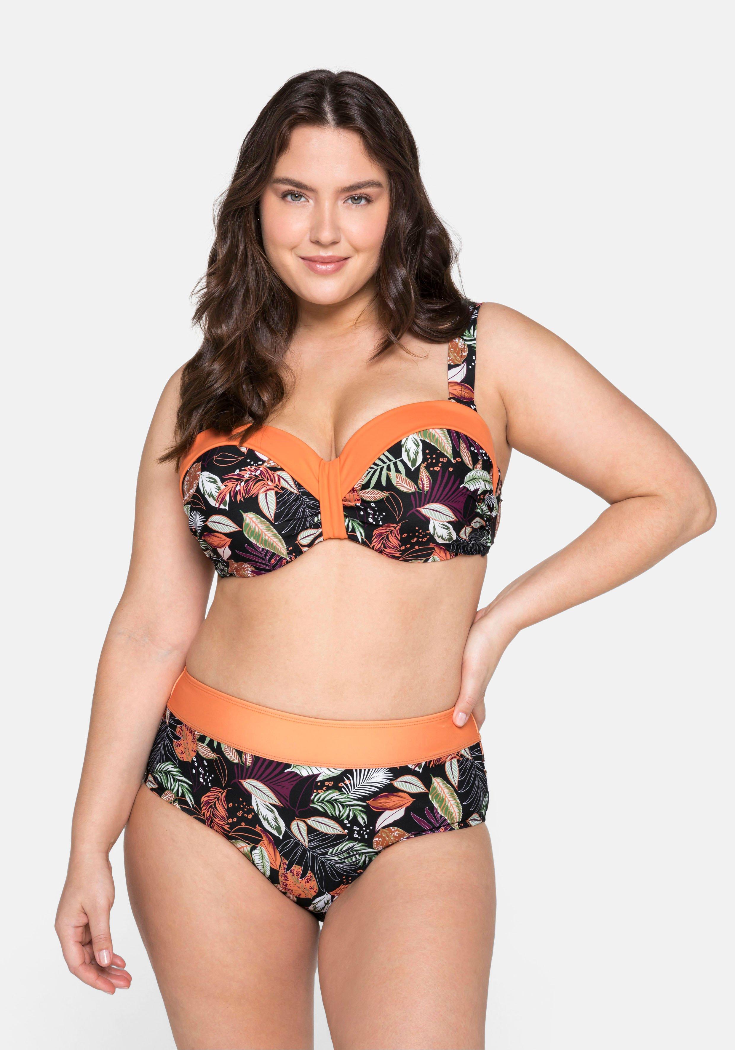 Bikini-Oberteil mit wattierten Cups, Mix & Match