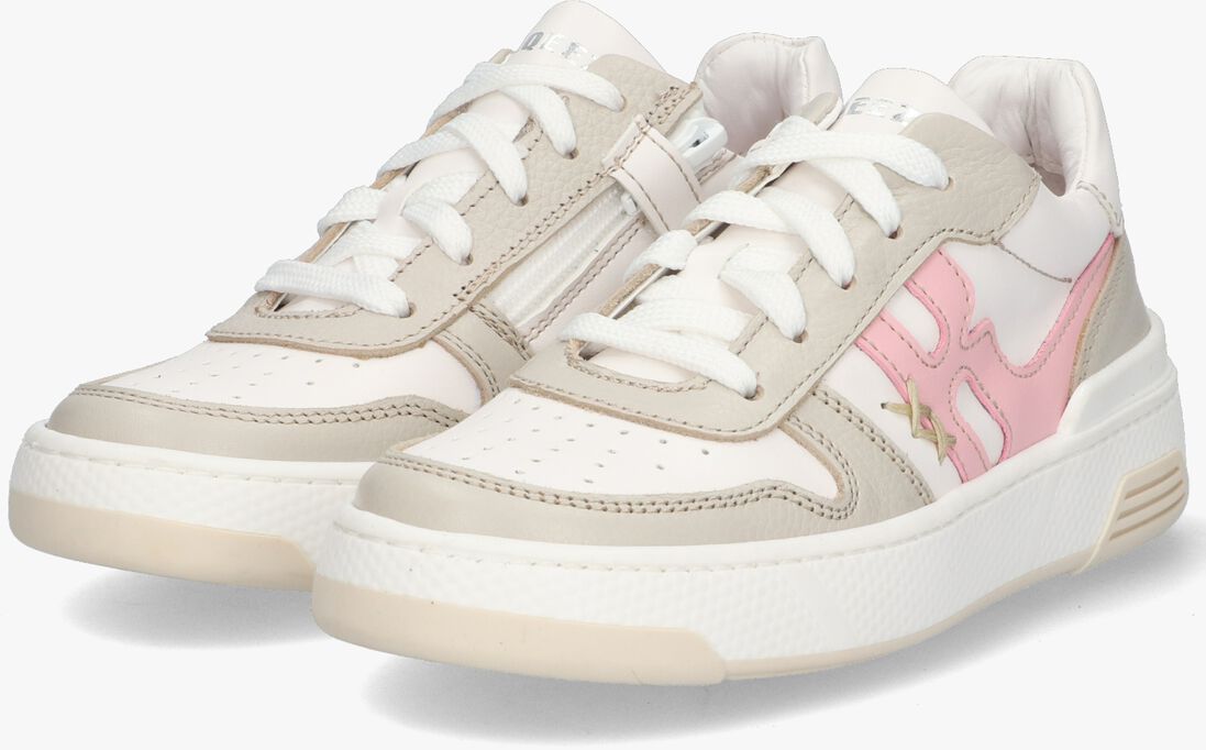 BRAQEEZ roze braqeez lage sneakers rocky rebel