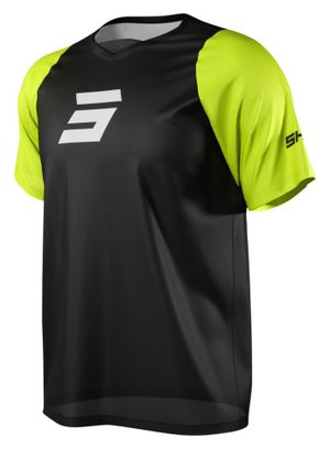 Maillot Manches Courtes Shot Neo Defender Noir / Jaune