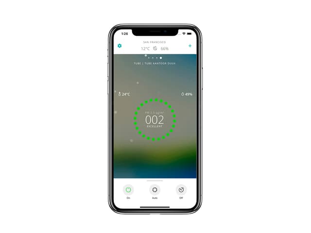 Duux Tube Smart Luftrenser Sort/Hvid