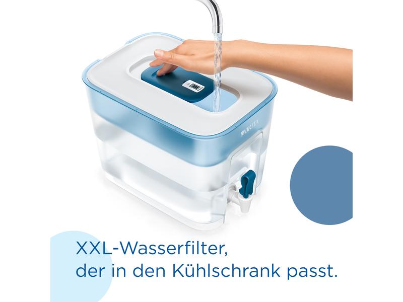 BRITA Wasserfilter Flow XXL inkl. 1x MAXTRA PRO All-in-1 Der XXL-Tischwasserfilter mit Zapfhahn für reines, gefiltertes Wasser – ideal für Familien & Büros
