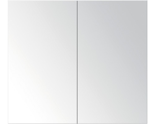 Porto spiegelkast 70x65x13 cm glanzend wit