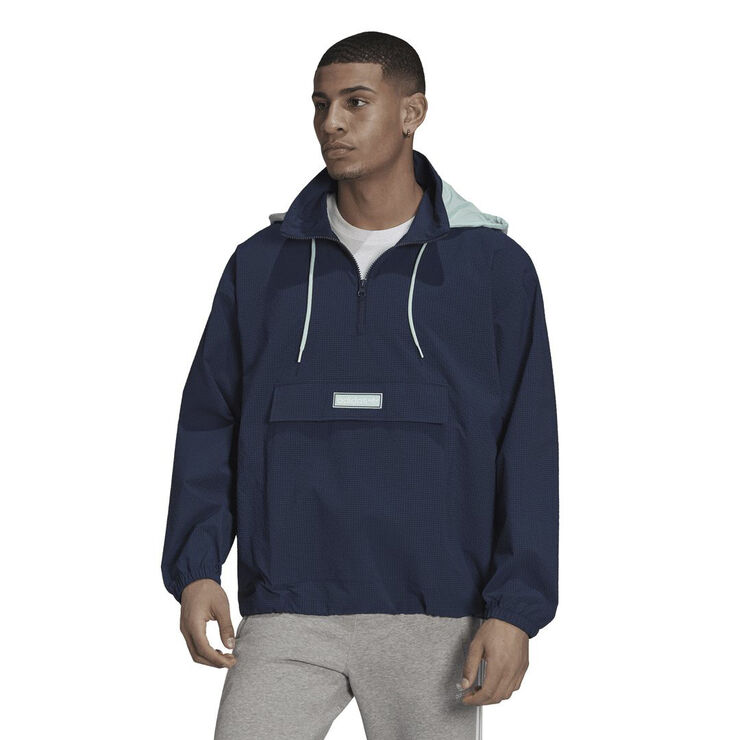 adidas 1/4 zip jacket Blue