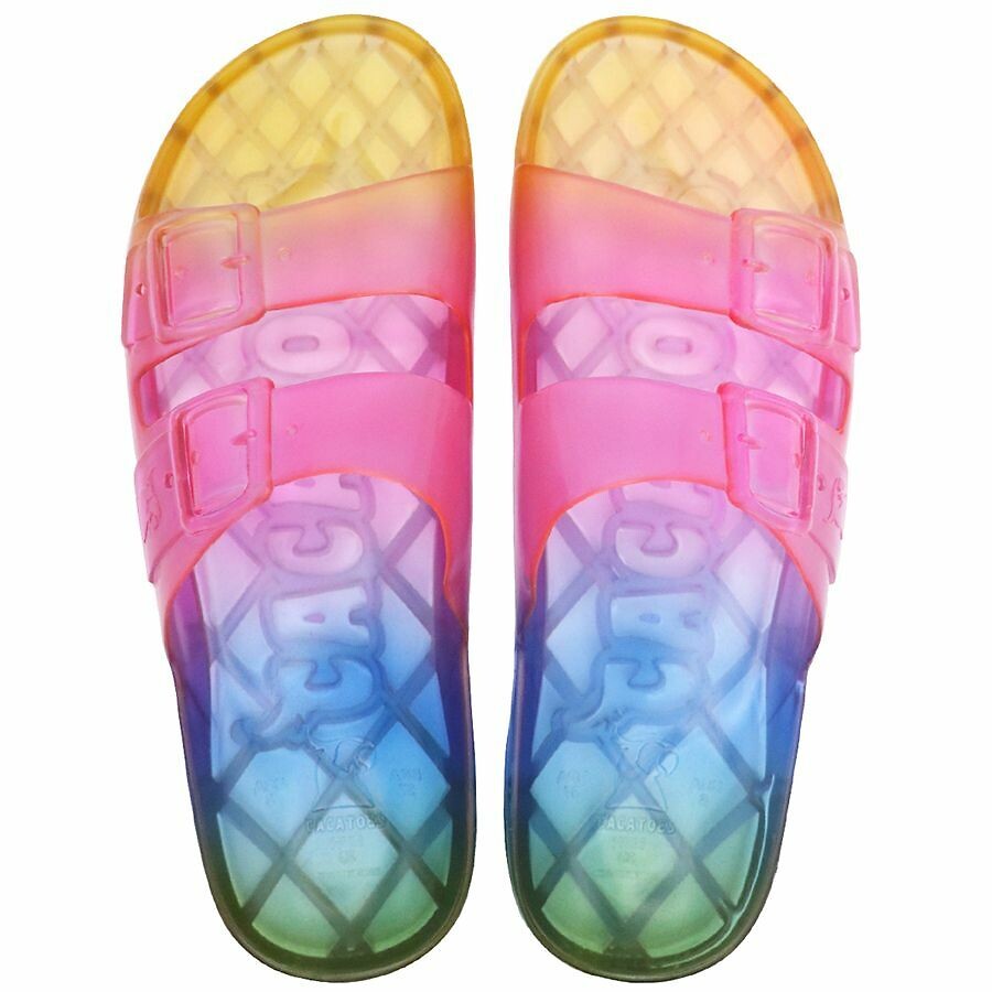 CACATOES<br>Mules transparentes com alça dupla Anjo