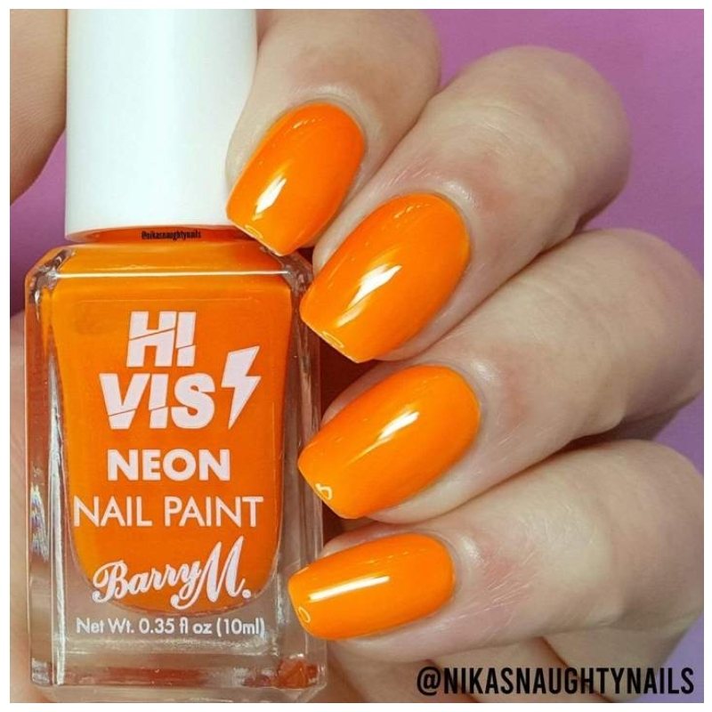 Barry M Hi Vis Neon Nail Paint 10 ml - Outrageous Orange