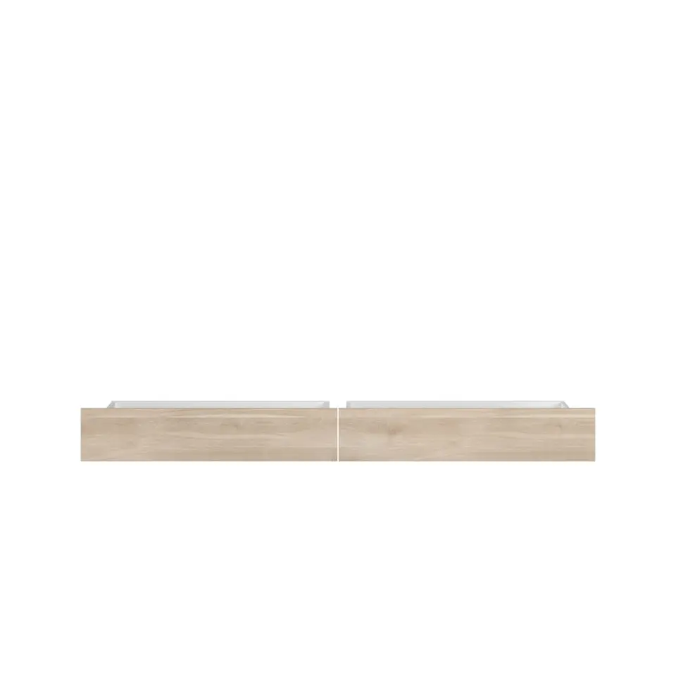 Opberglades Evi - eikenkleur (2 stuks)