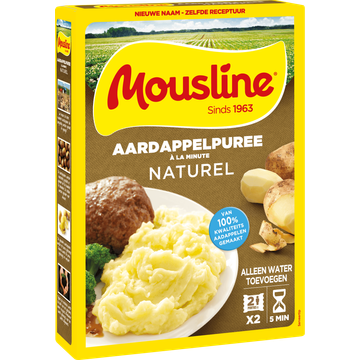 Mousline Aardappelpuree à la Minute Naturel 2 x 89 g