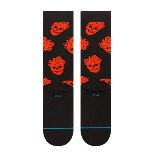 Stance Falling In Skull Crew Black M