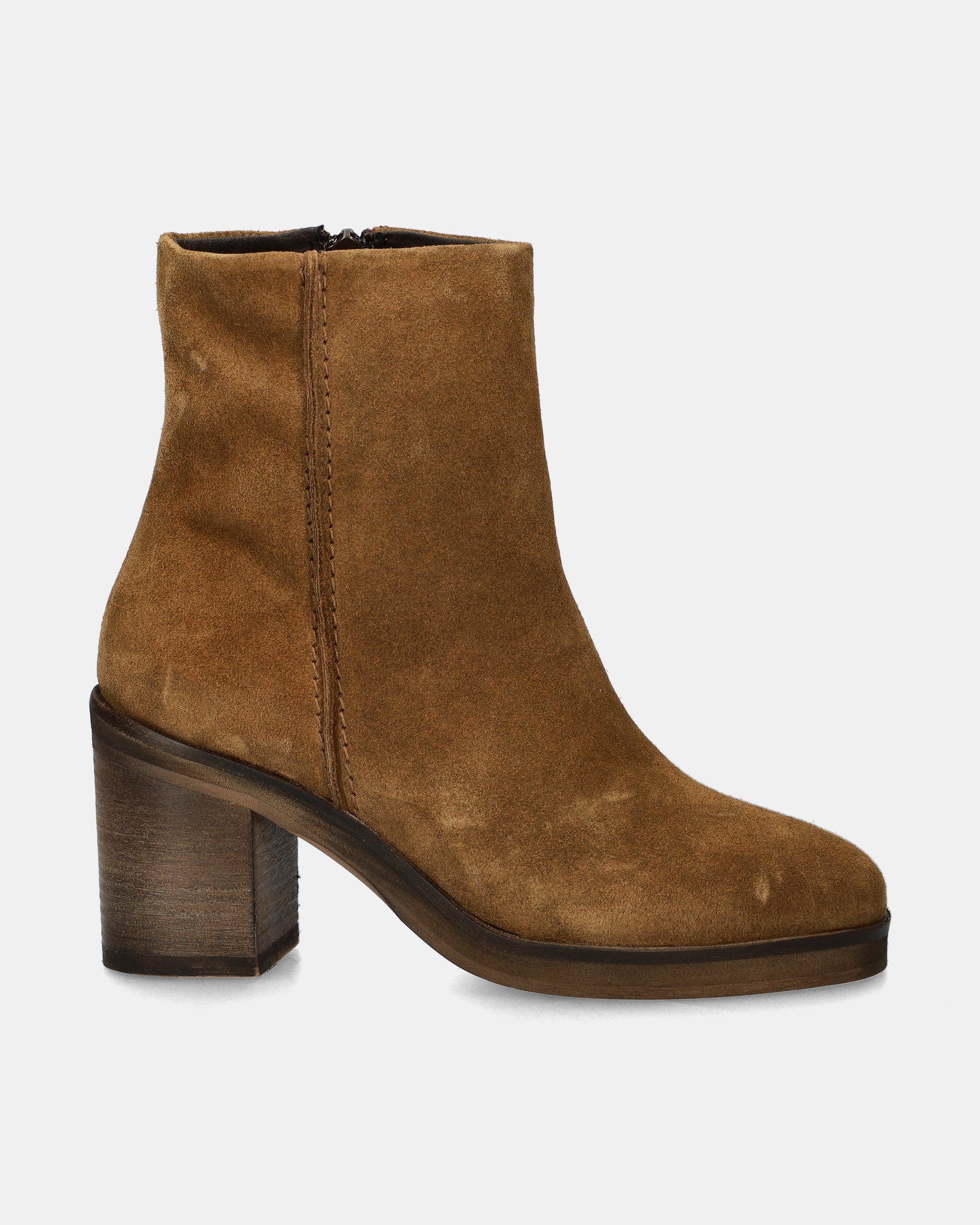 Nelson Rits- & gesloten boots  - cognac