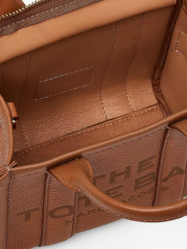 MARC JACOBS Ledertasche - Tote Bag THE MINI TOTE camel