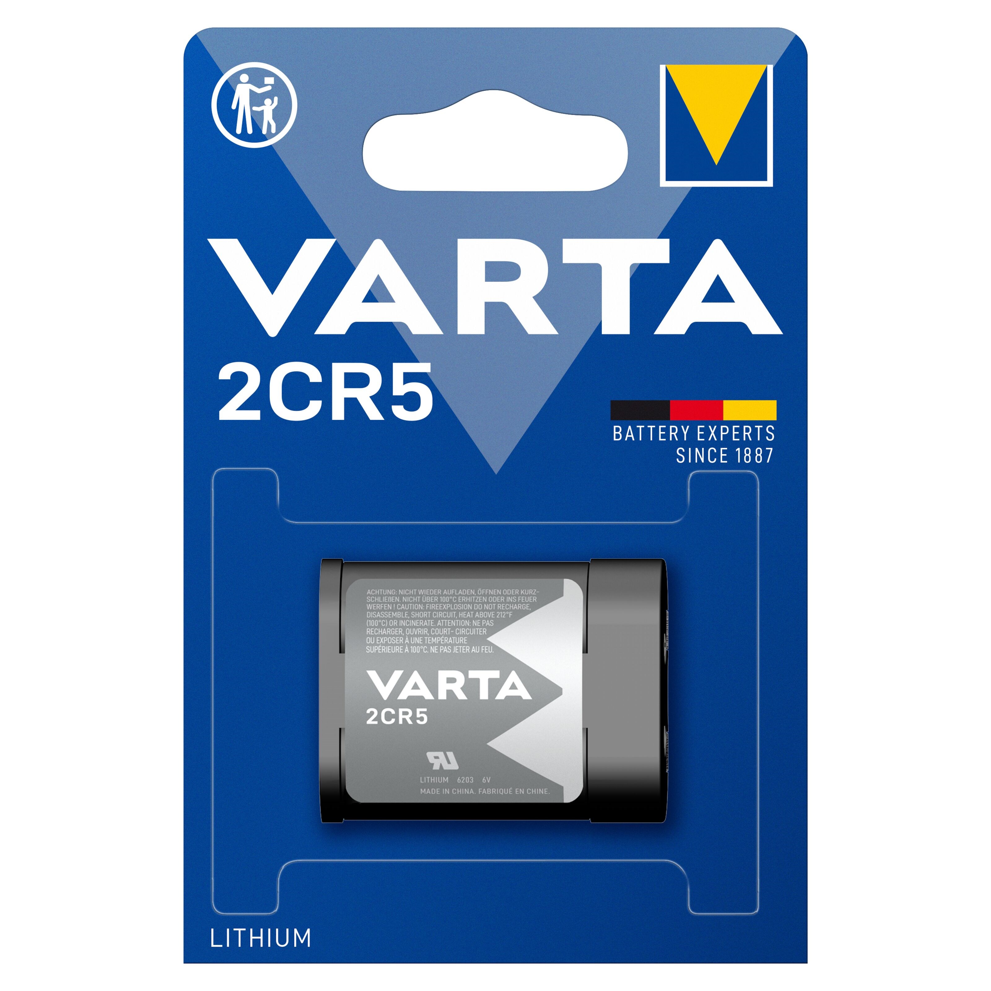 Varta Litiumbatteri 2CR5 1-pk.
