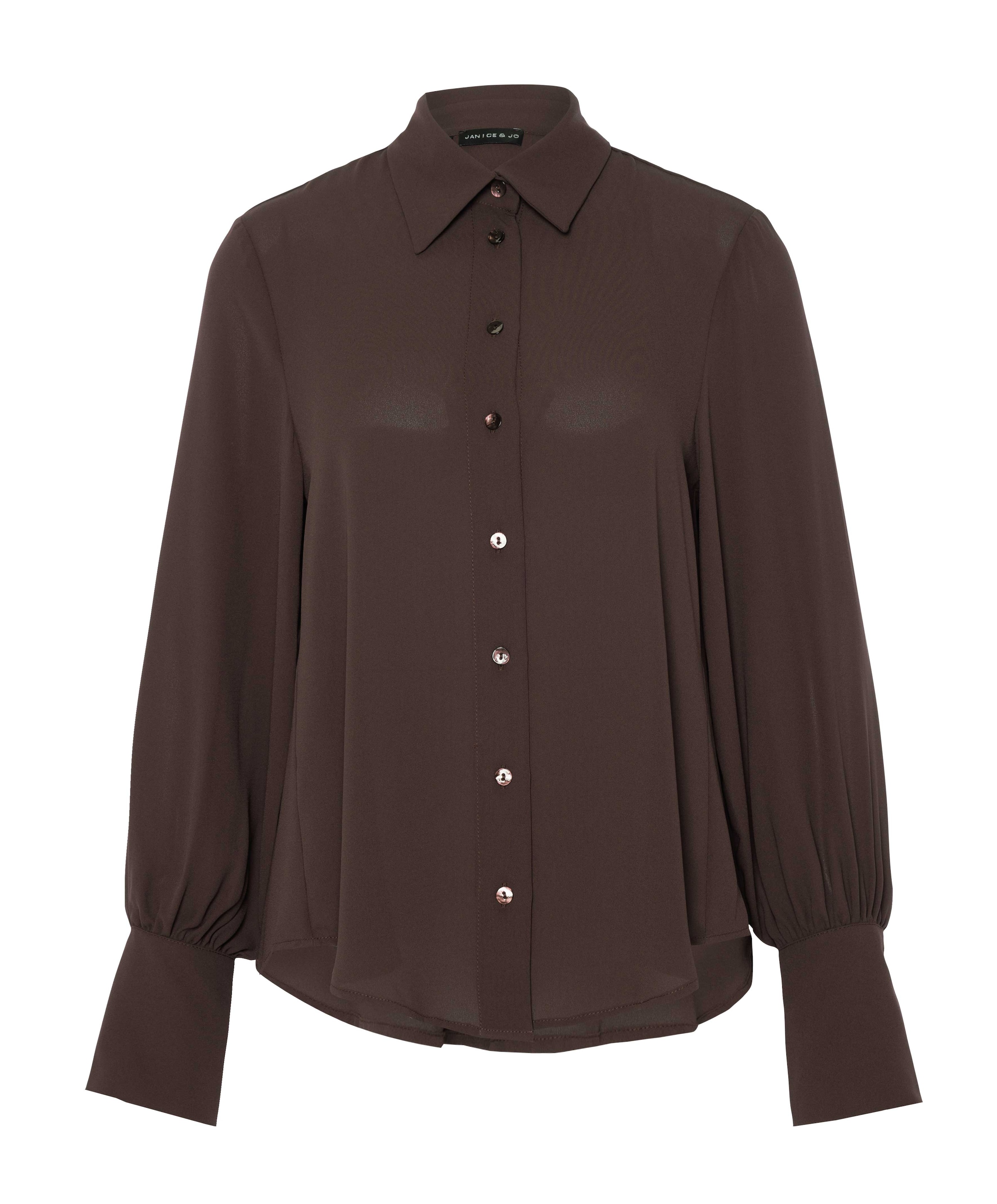 Janice & Jo Dames blouse bruin
