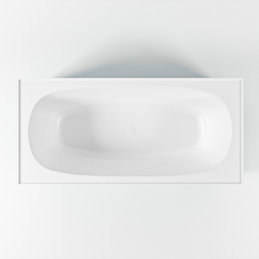 Mondiaz Freeze vrijstaand bad 180x85cm kleur smag/talc