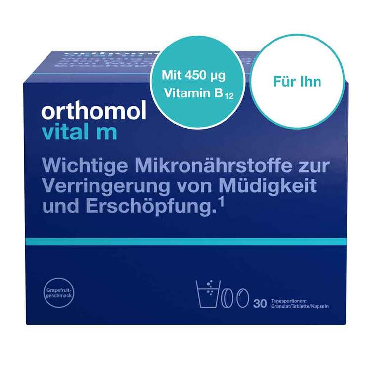 Orthomol Vital M Grapefruit Granulat / Kapseln, 30 St