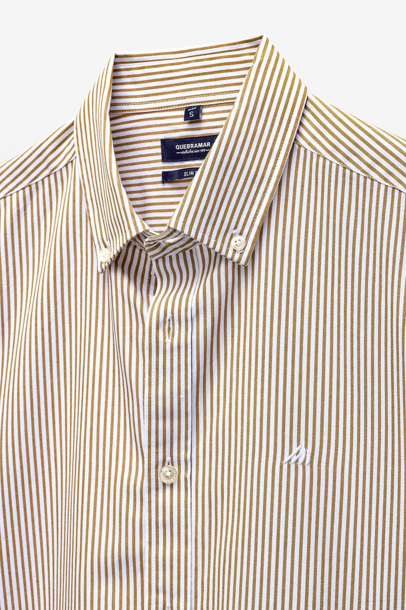 CAMISA ÀS RISCAS SLIM FIT