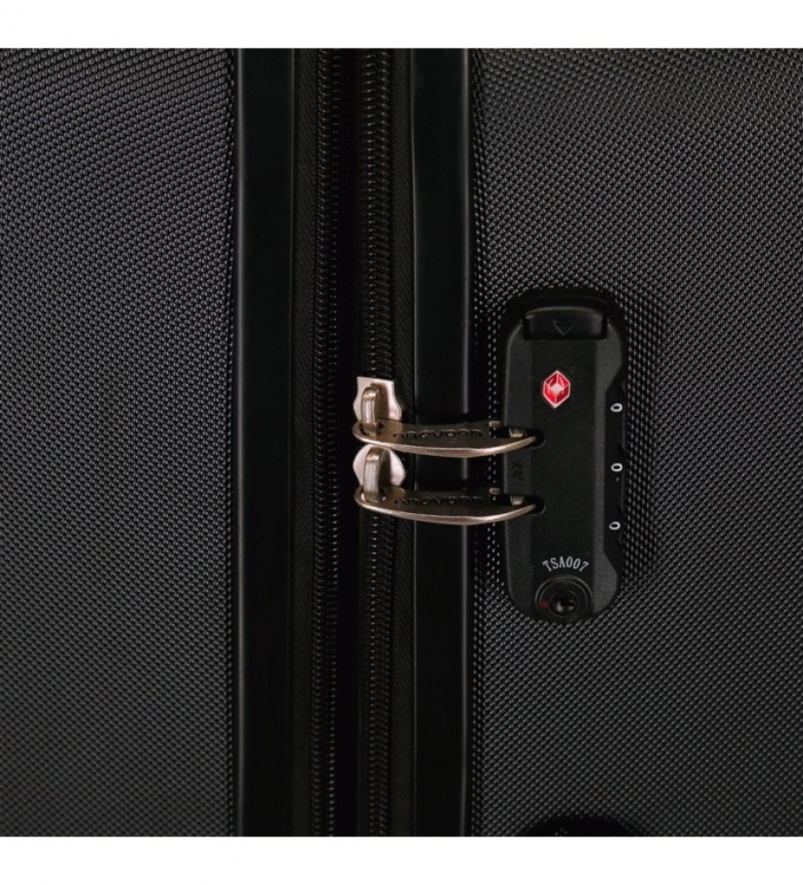 Movom Maleta Grande Movom Riga Rgida negro -56x80x29cm-