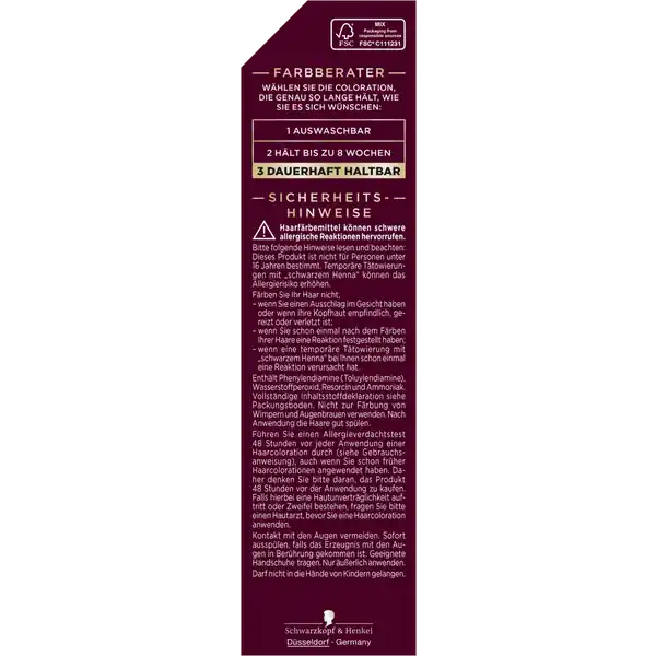 Intensiv Creme Coloration 878 Mahagoni