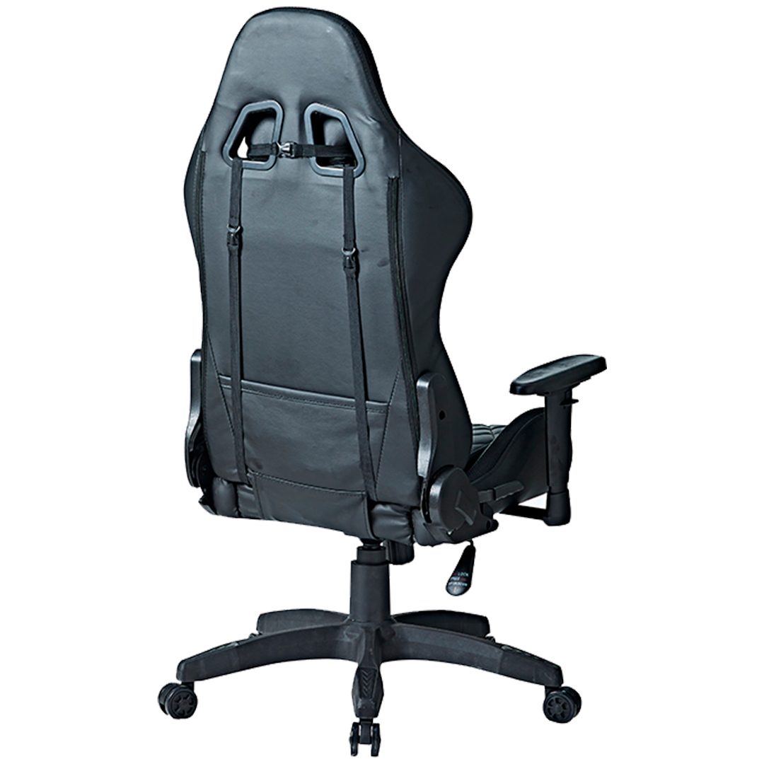 Kuura Gaming Gamerstol RGB, Sort