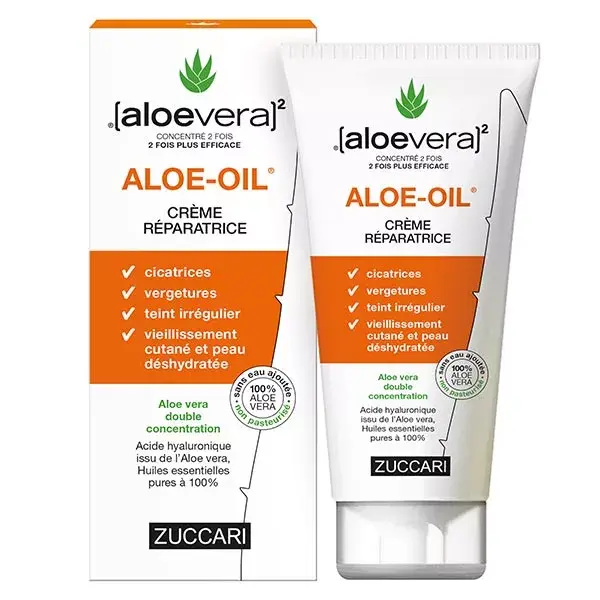 (aloevera)2 Zuccari Creme Reparador de Óleo de Aloe 150ml